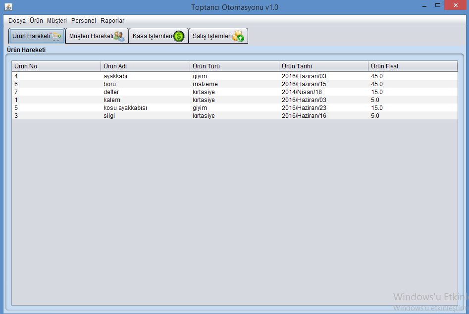 Toptancı Otomasyonu
