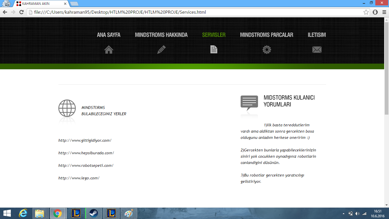 MINDSTROMS BLOG SAYFASI