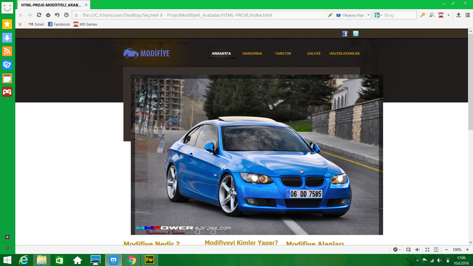 Modifiyeli Arabalar Bloğu