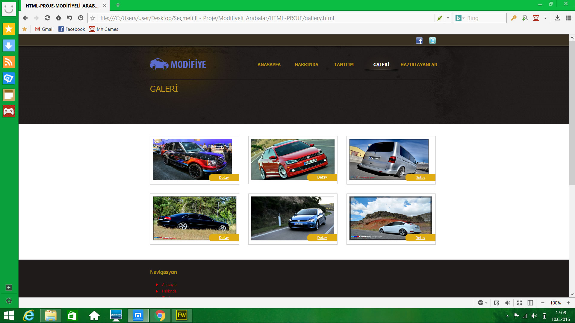 Modifiyeli Arabalar Bloğu