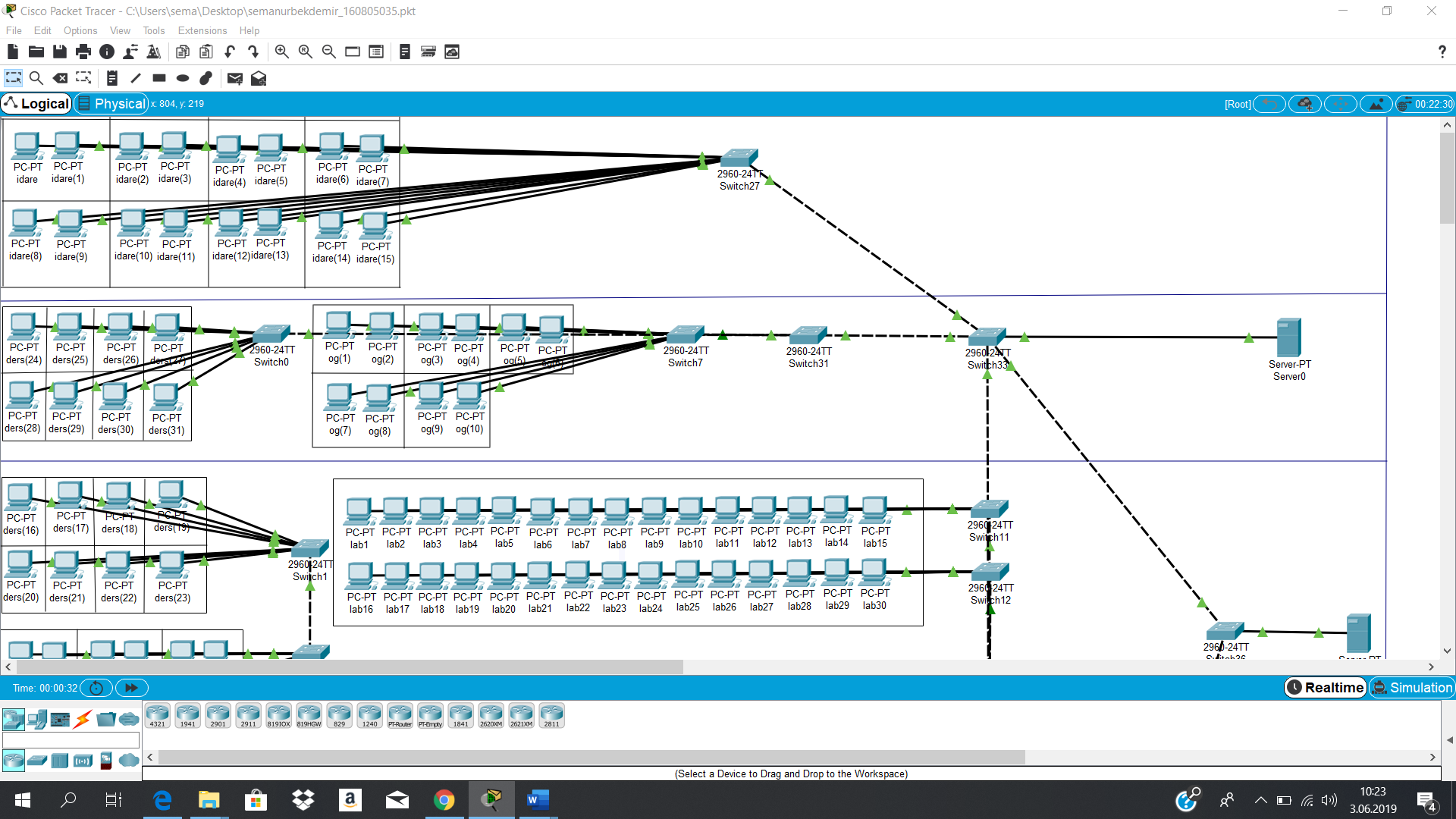 Veterinerlik Fakülte Binası Ağ Kurulumu