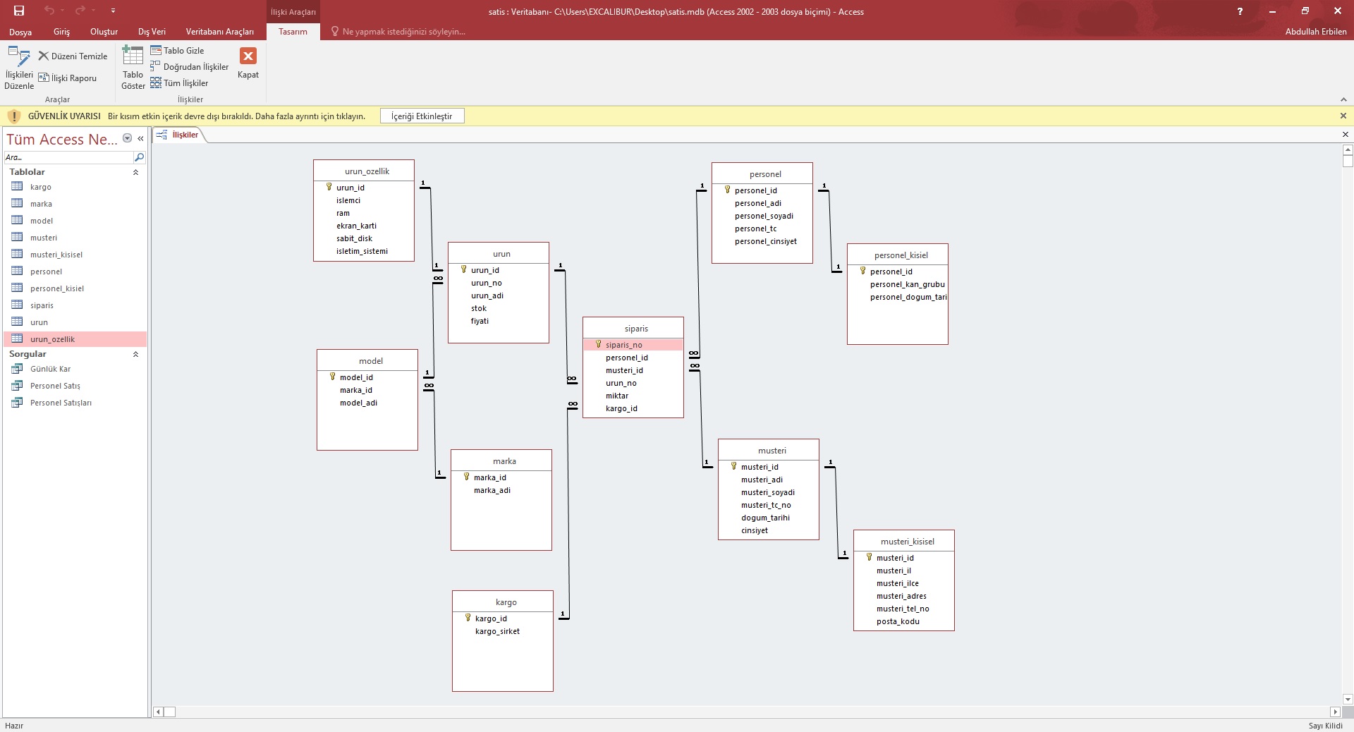 Ürün Satış Otomasyonu (160805024_Mevlütcan_Meydaneri, 160805013_Abdurrahman_Erbilen) 