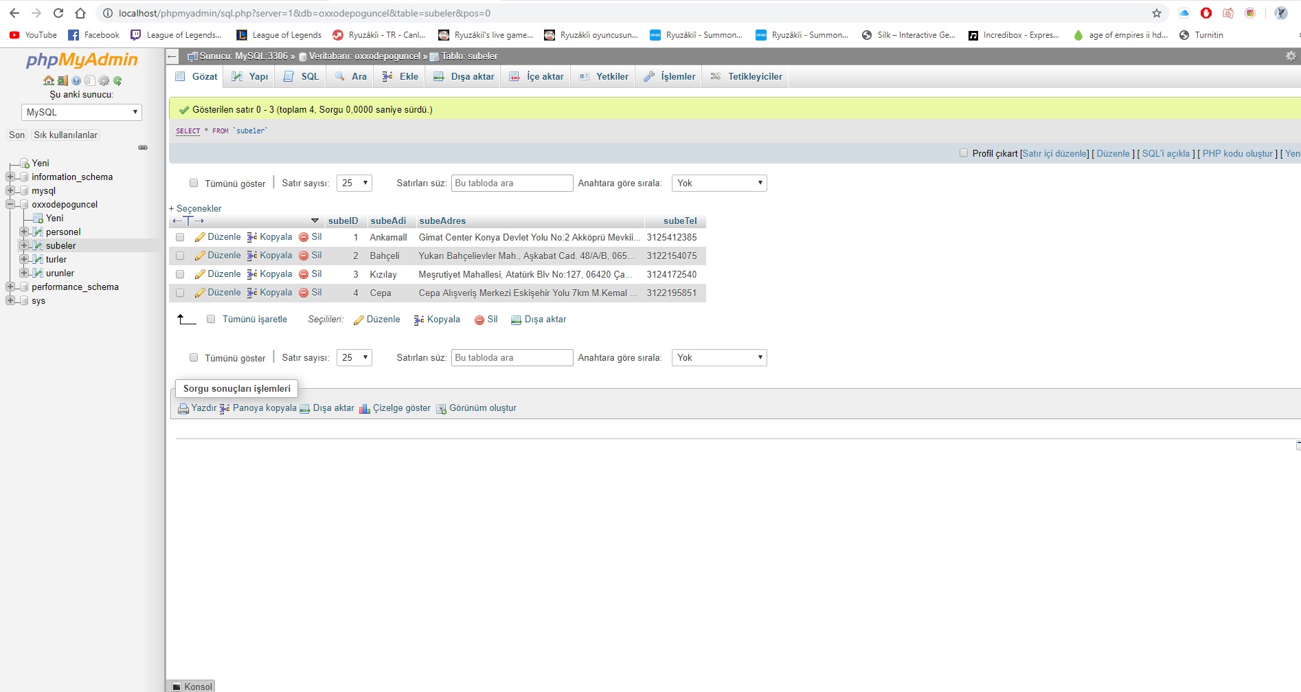 OXXO DEPO SİSTEMİ-160805033 YUSUF BOZKIR-160805010 FERHAT GÜVENBAŞ