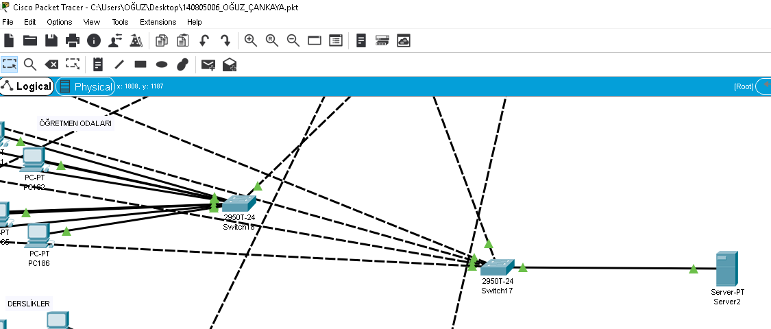 VETERİNERLİK FAKÜLTESİ AĞ KURULUMU