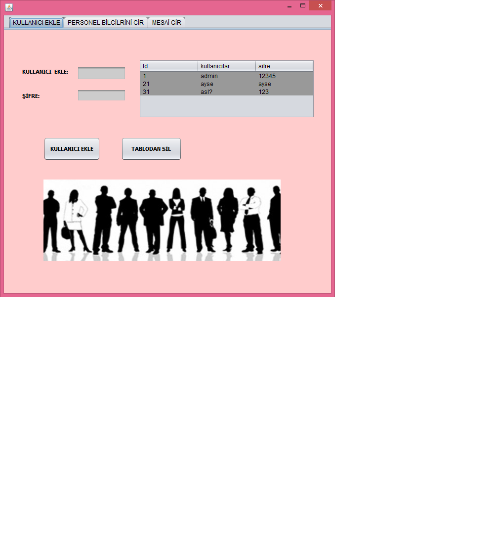 Personel Takip Otomasyonu