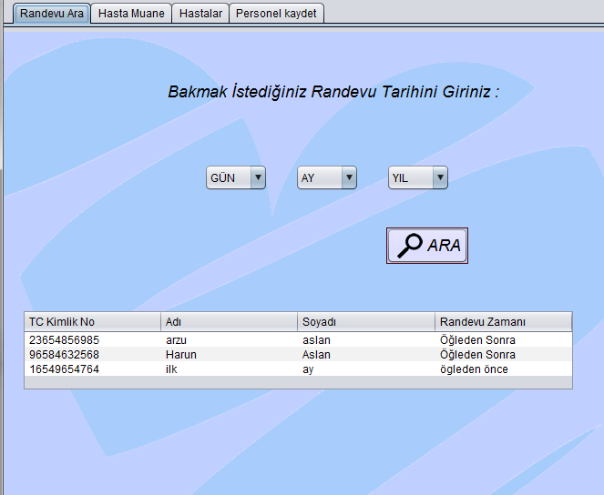 Muayenehane Otomasyonu