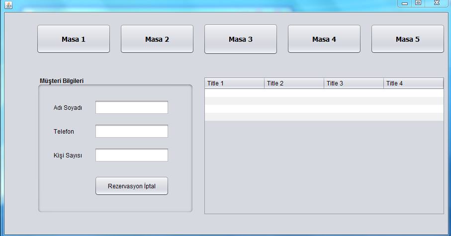 Restaurant Otomasyonu
