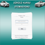 Sürücü Kursu Otomasyonu